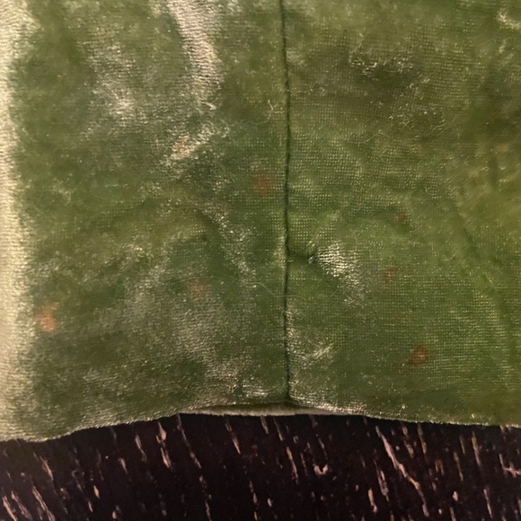 Green velvet womens jacket - Picture 9 of 10